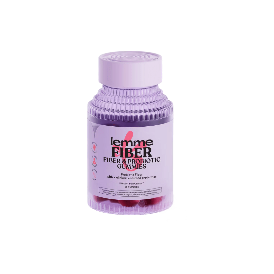 Lemme Fiber: Fiber & Probiotic Gummies, 60 ct